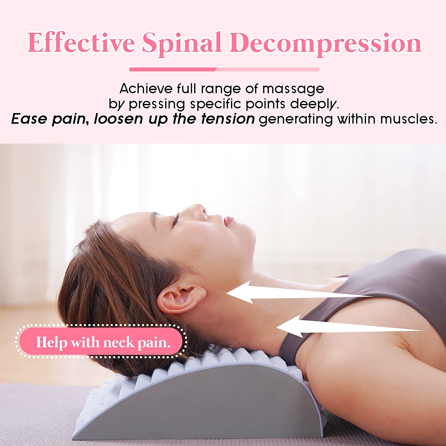 Posture Corrector Back - Bantal perenggang nyeri punggung bawah, bantal
