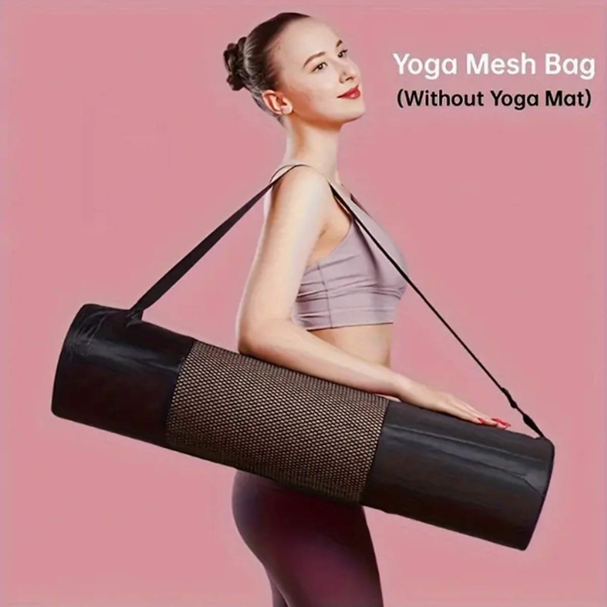 Yoga And Fitness Mat - 1 Tas Jaring Penyimpanan Matras Yoga