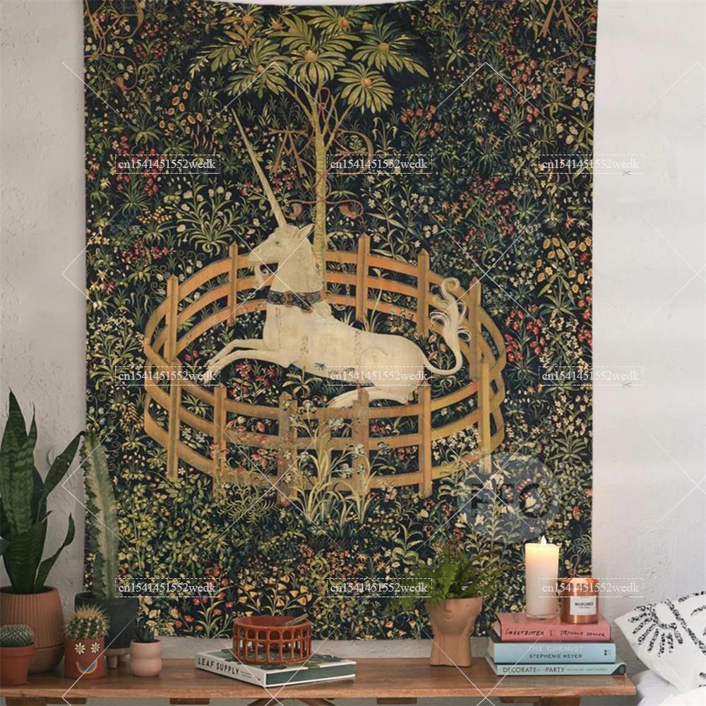 Yoga And Fitness Mat - Keset dinding permadani Unicorn di t-shirt