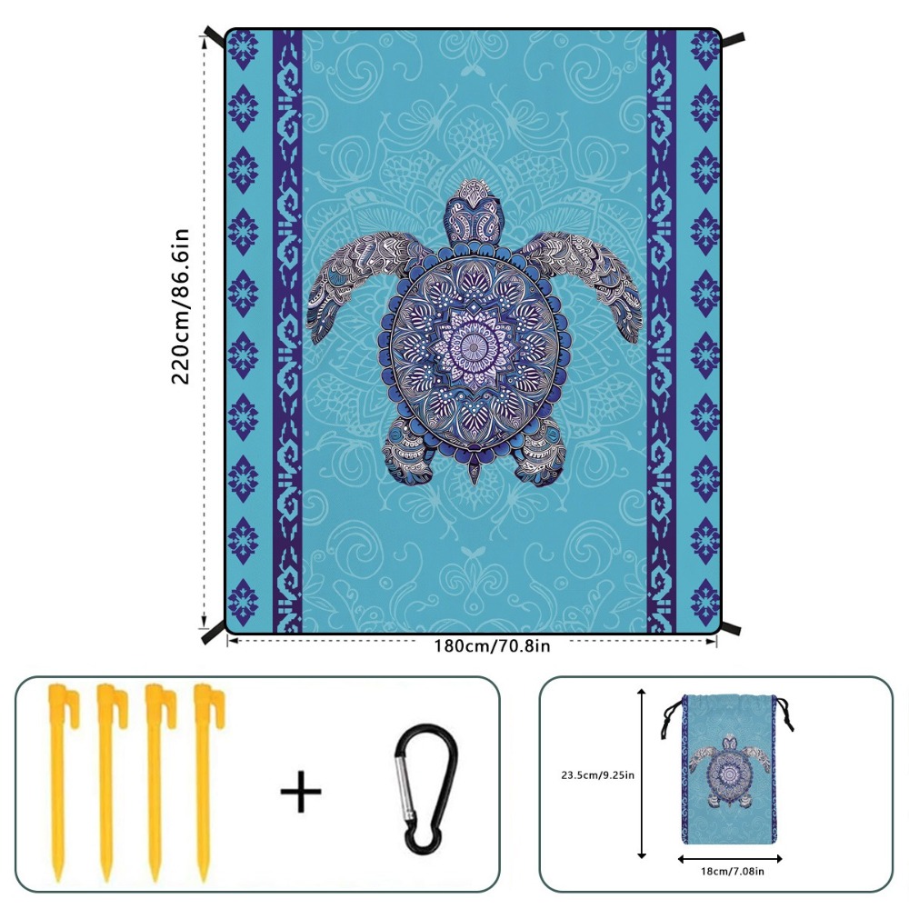 Handuk Pantai Motif Pohon Pale - Yoga And Fitness Mat ulasan dan harga