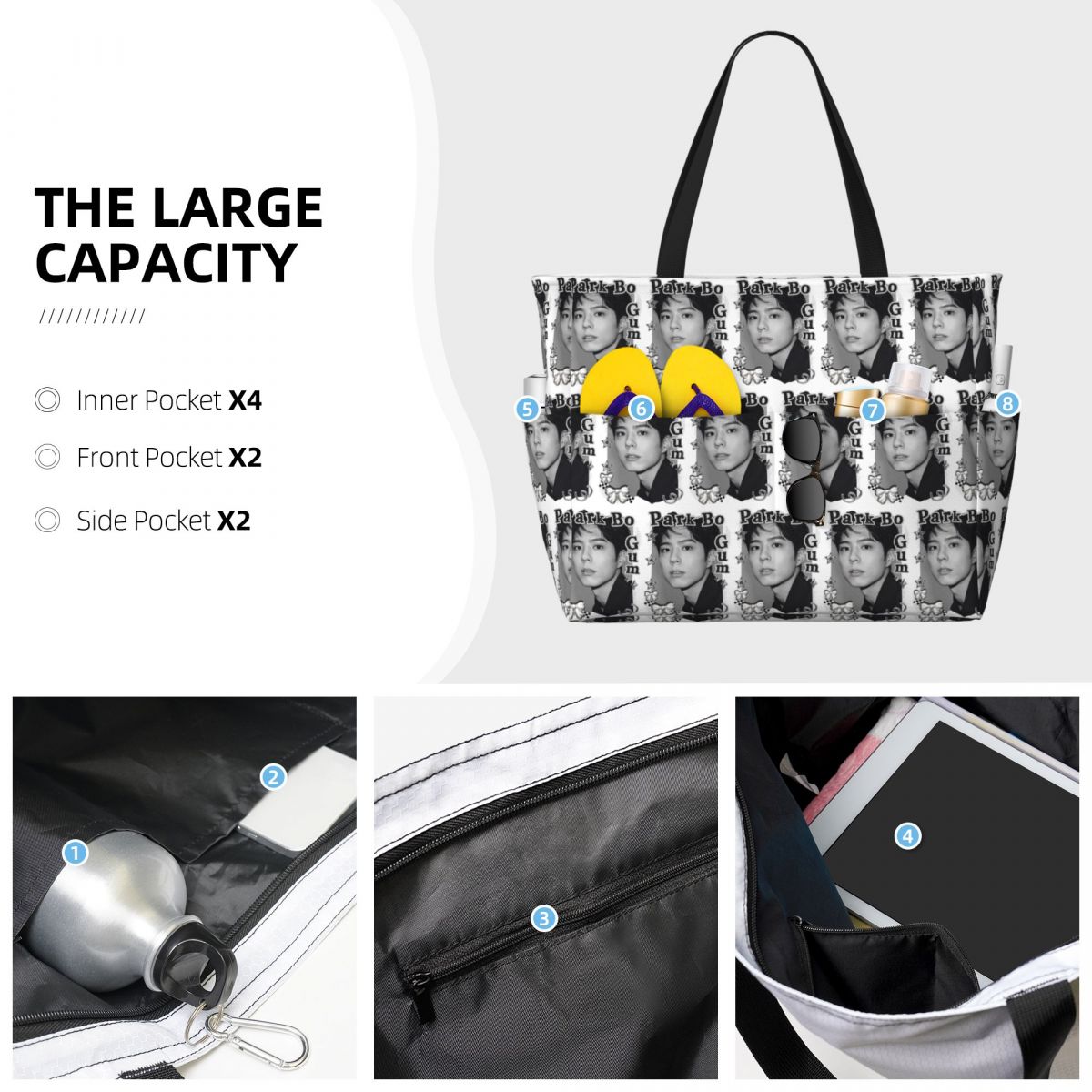 Tas Tote Pantai Park Bo Gum Kp - Yoga Fitness Park ulasan dan harga